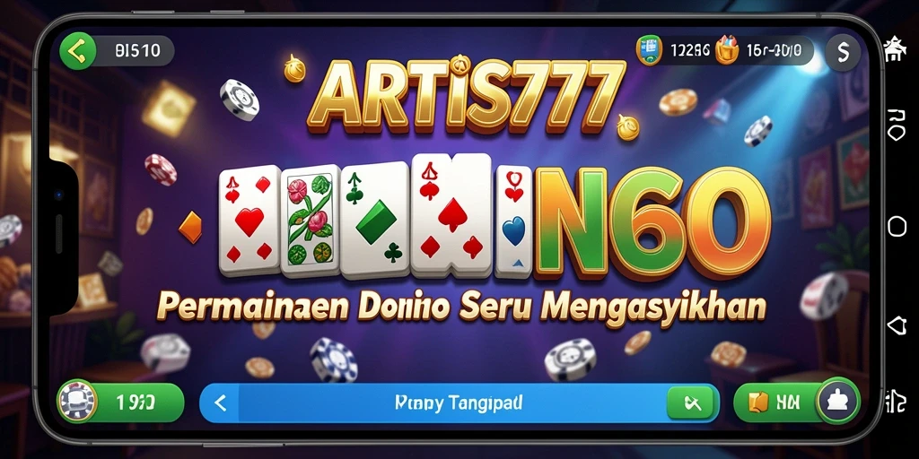 Screenshot gameplay ARTIS777 menampilkan serunya bermain Domino.