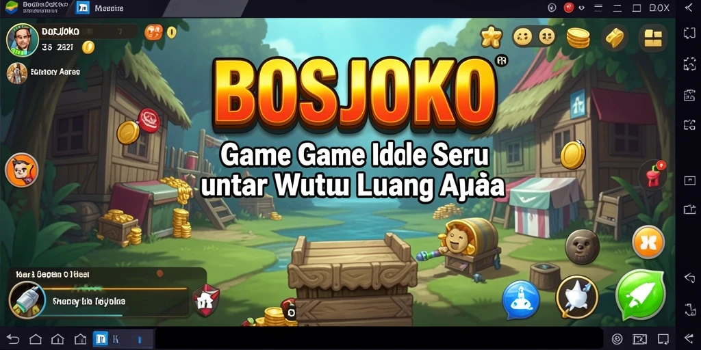 Tampilan gameplay BOSJOKO yang menarik dan mudah dinikmati.