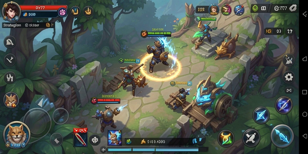 Tampilan utama gameplay DY777 yang menarik dan menantang.