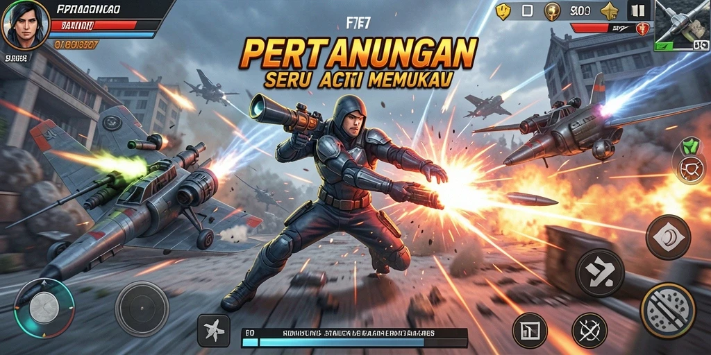 Tampilan dinamis dari pertarungan seru di F7F7.
