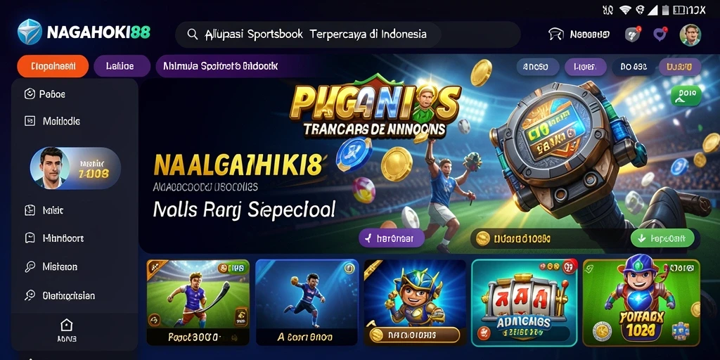 Screenshot gameplay <strong>NAGAHOKI88</strong> yang menampilkan taruhan olahraga yang menarik.