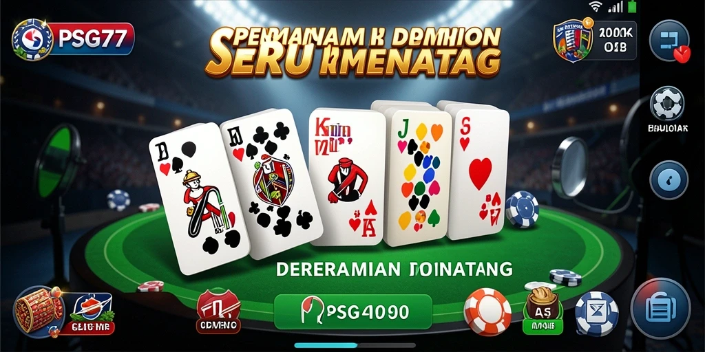 Gameplay Domino yang seru dan menarik di PSG77.