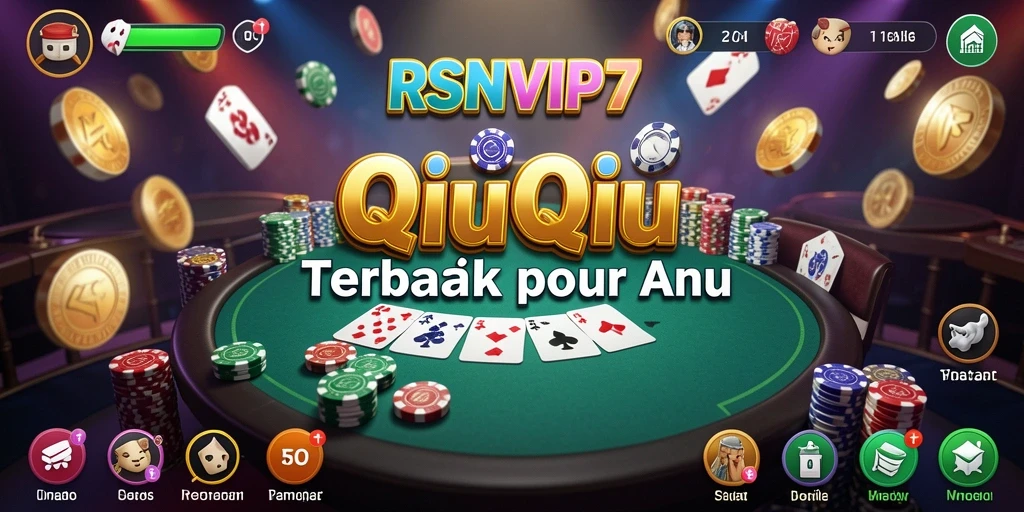 Tampilan gameplay seru dari permainan QiuQiu RSNVIP7.