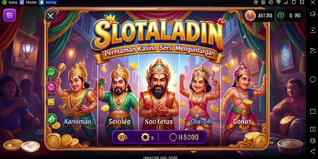 Gameplay Kasino yang mendebarkan di SLOTALADIN.